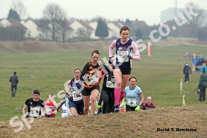 No 573, Senior Womens, North East Harrier League, Wrekerton, Gateshead.